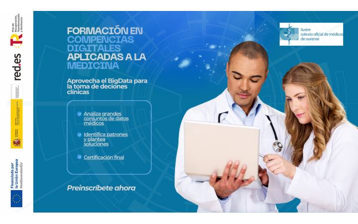 Los médicos de España ya pueden preinscribirse en el gran proyecto europeo de formación en competencias digitales