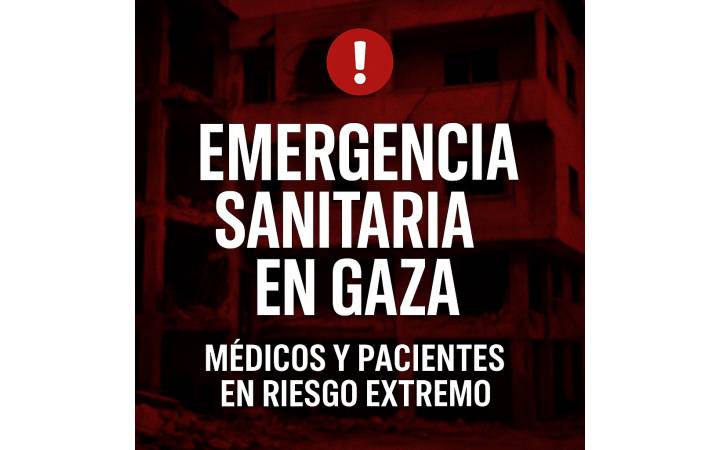 Acabar de forma inmediata con la desastrosa situación sanitaria en Gaza