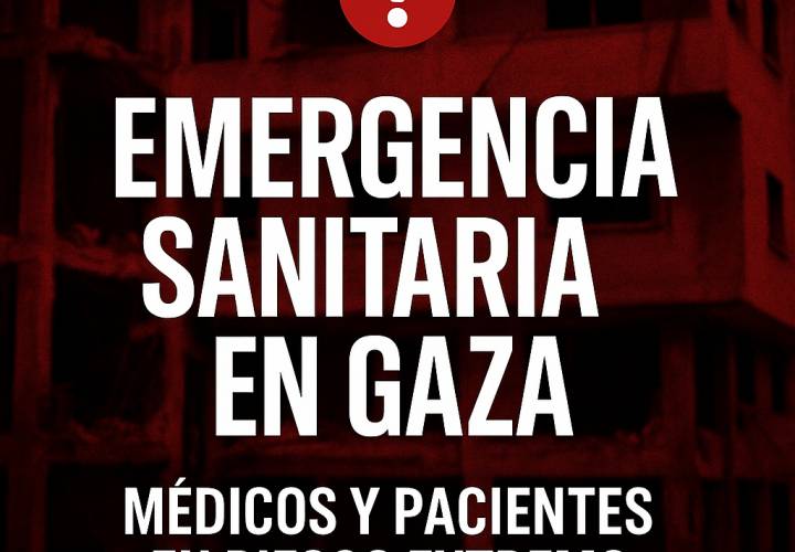 Acabar de forma inmediata con la desastrosa situación sanitaria en Gaza