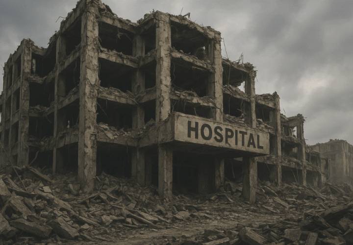 La profesión médica española y mundial alza la voz contra el hambre infantil y la violencia hacia los sanitarios en Gaza en una jornada especial