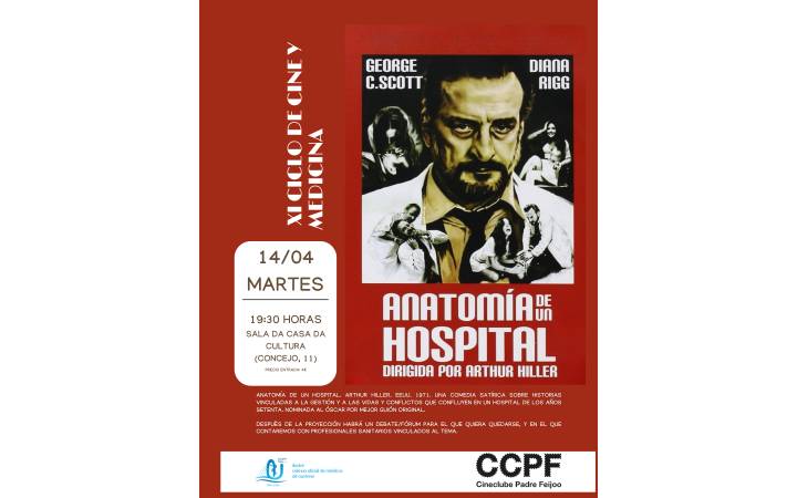 XI Ciclo de Cine y Medicina: Anatom&iacute;a de un Hospital