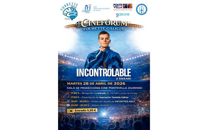 Cinef&oacute;rum en Ourense para visibilizar el S&iacute;ndrome de Tourette