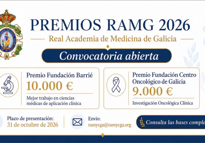 Premios de la Real Academia de Medicina de Galicia 2026