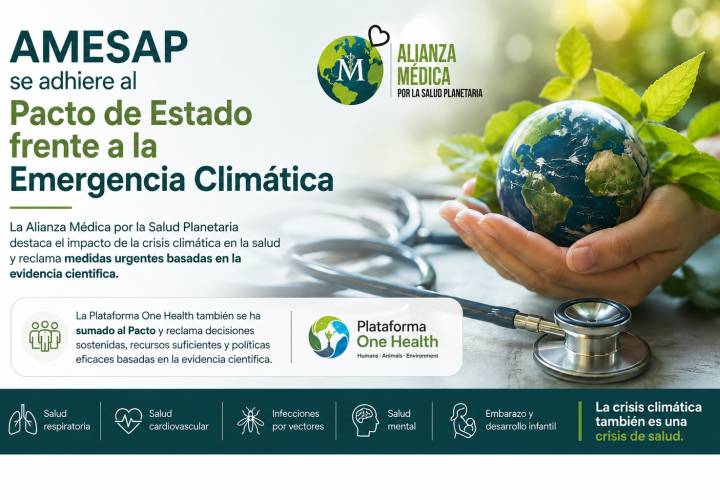 La Alianza Médica por la Salud Planetaria se adhiere al Pacto de Estado frente a la Emergencia Climática