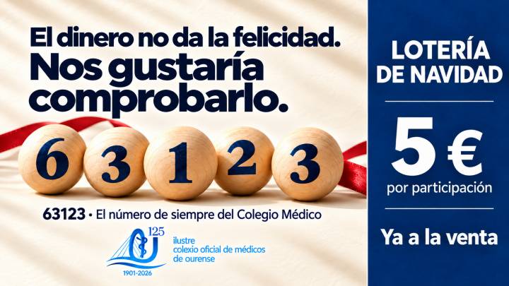 Lotería de Navidad: ya a la venta las participaciones del Colegio