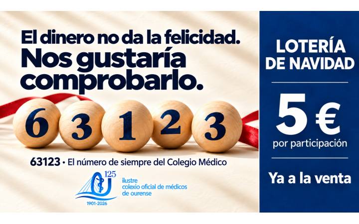 Loter&iacute;a de Navidad: ya a la venta las participaciones del Colegio