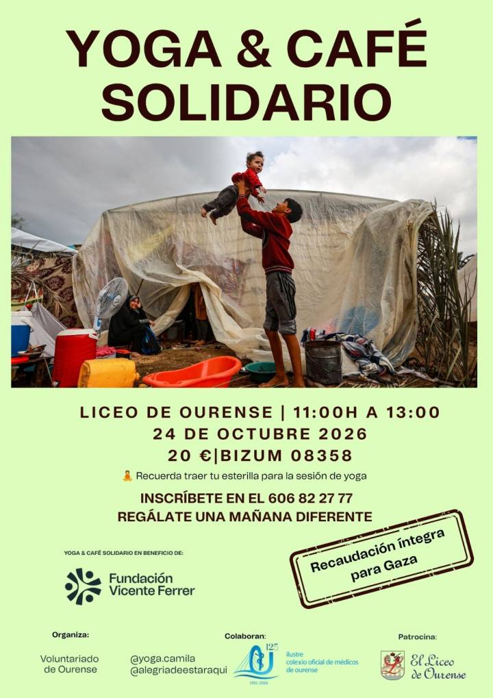 🌿☕ Yoga & Cafe Solidario en Ourense ☕