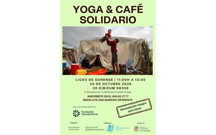 🌿☕ Yoga &amp; Cafe Solidario en Ourense ☕