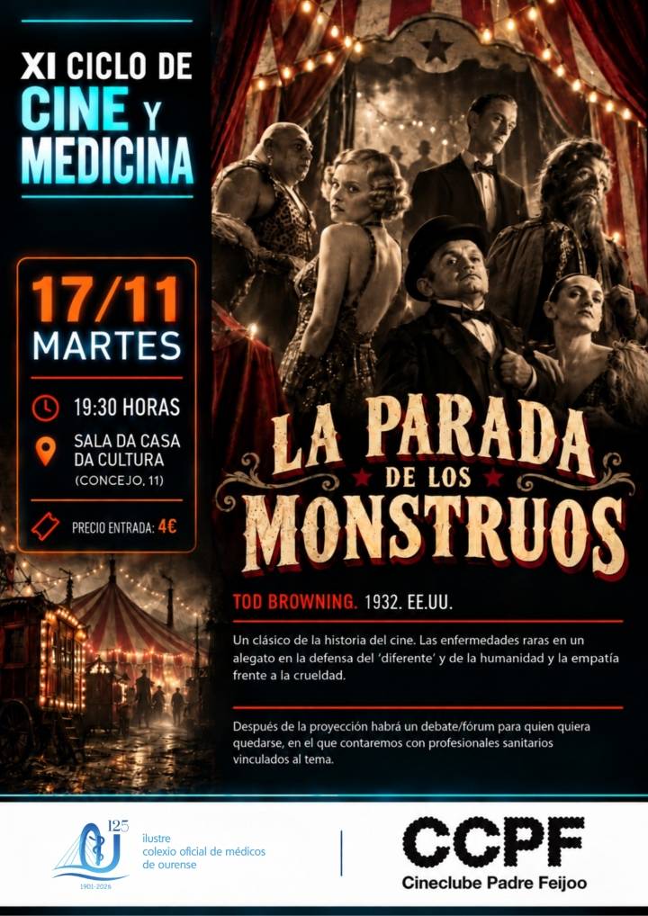 XI Ciclo de Cine y Medicina: La parada de los monstruos