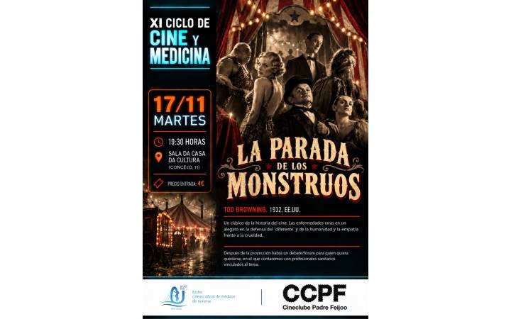 XI Ciclo de Cine y Medicina: La parada de los monstruos