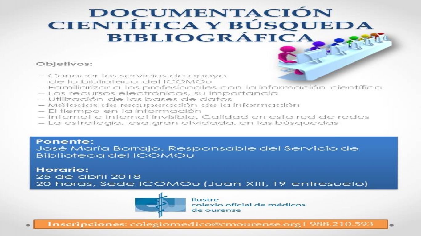 Documentación científica y búsqueda bibliográfica 